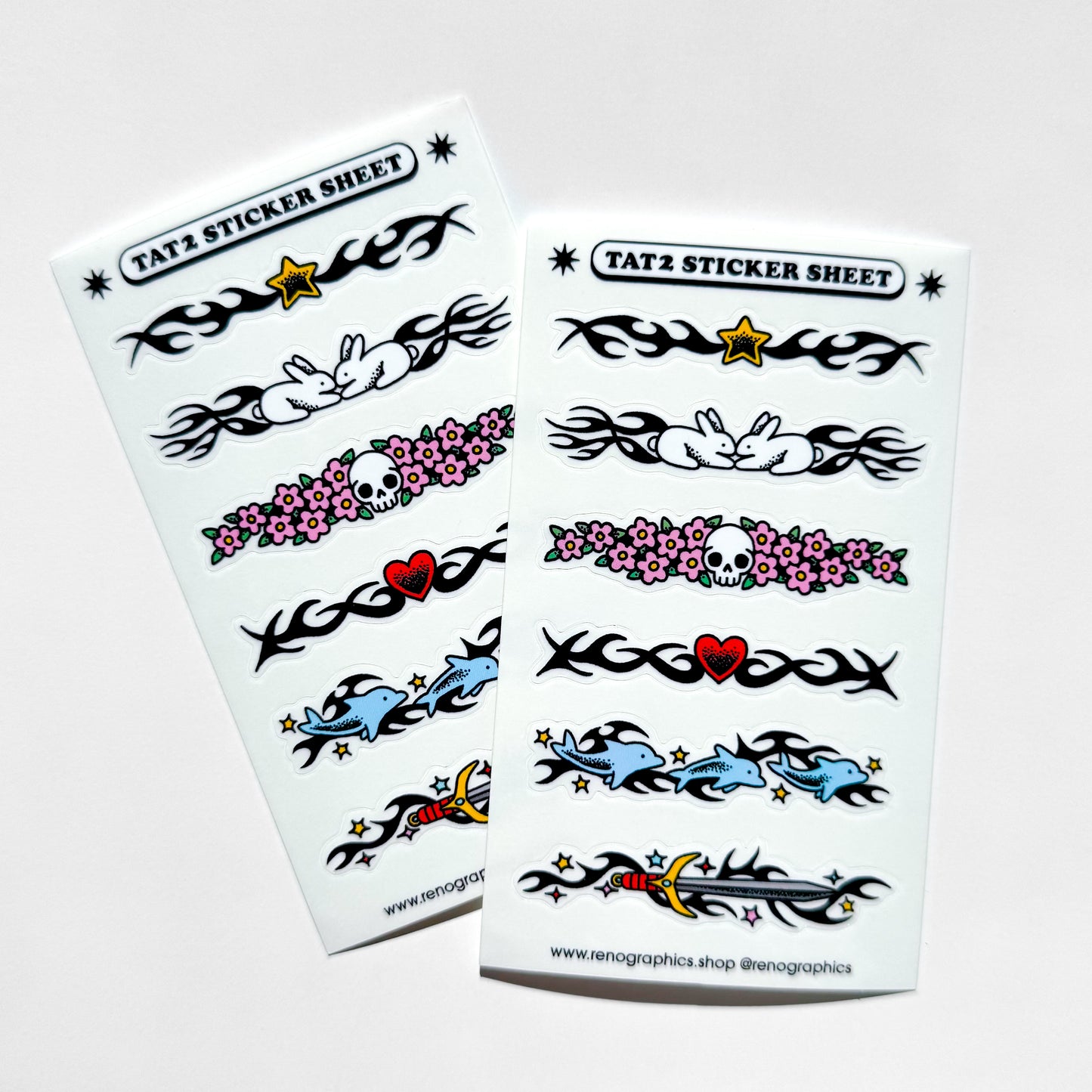 TATTOO STICKER SHEET
