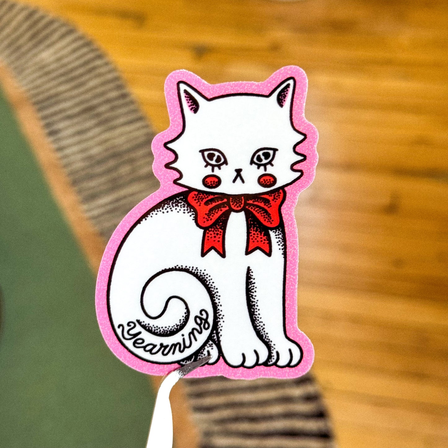 YEARNING KITTY STICKER