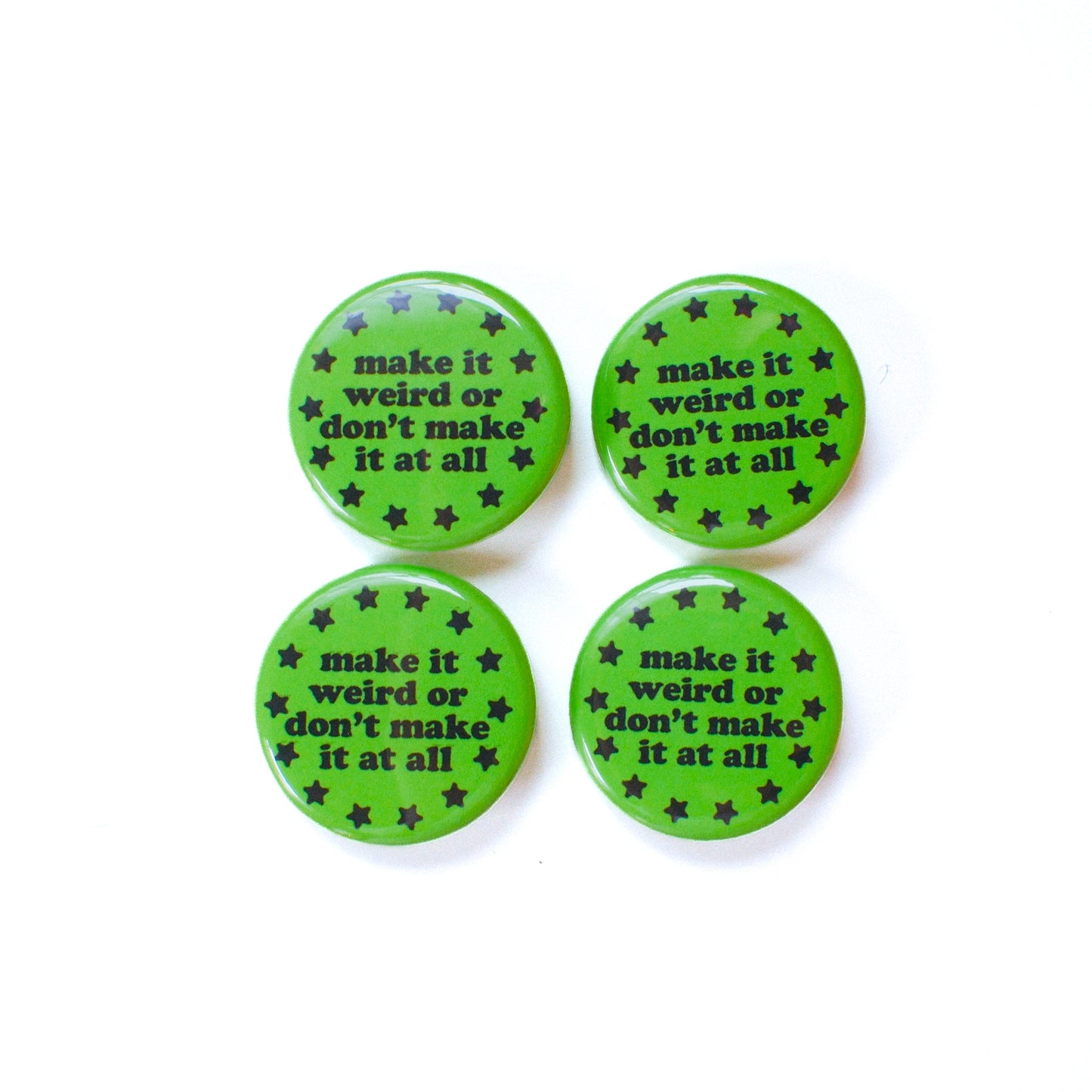 MAKE IT WEIRD BUTTON