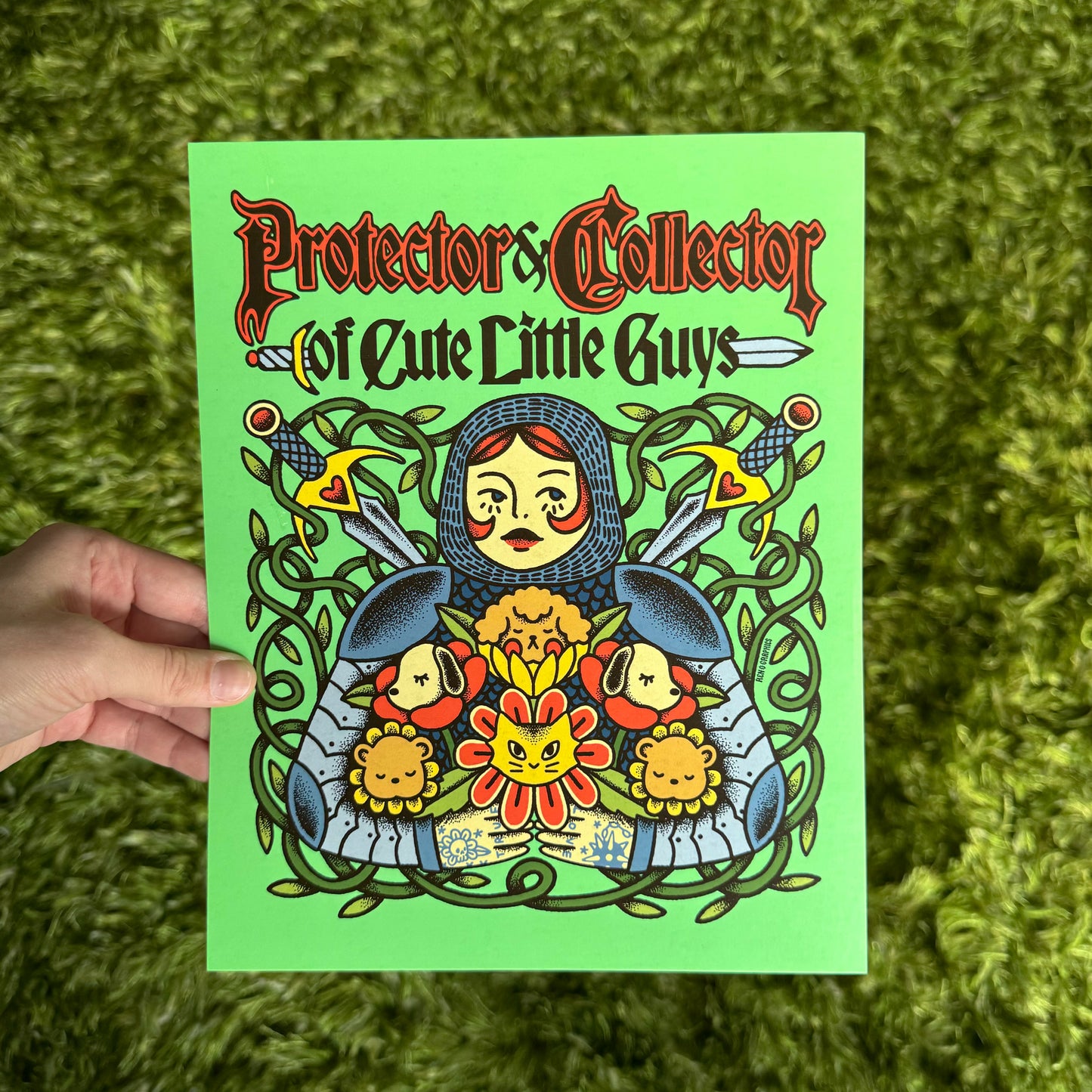 PROTECTOR & COLLECTOR PRINT