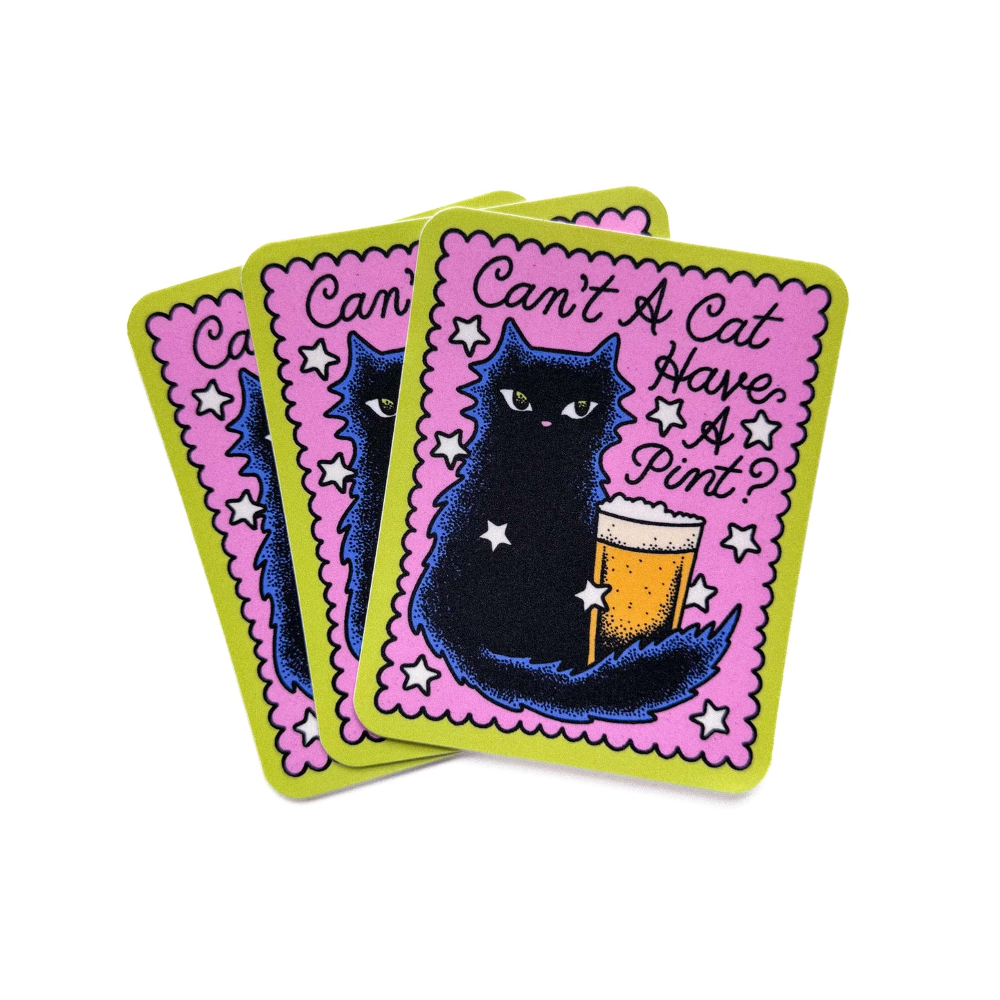 CAT PINT STICKER