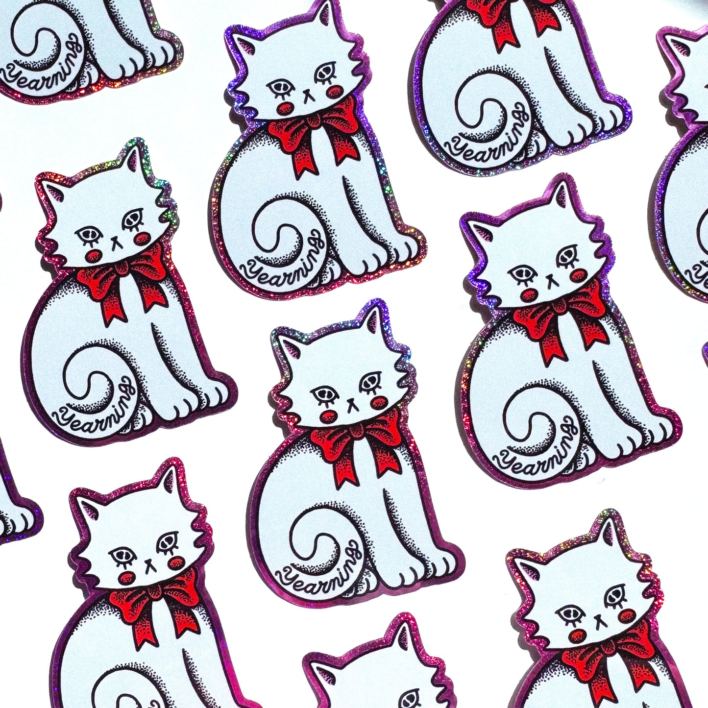 YEARNING KITTY STICKER