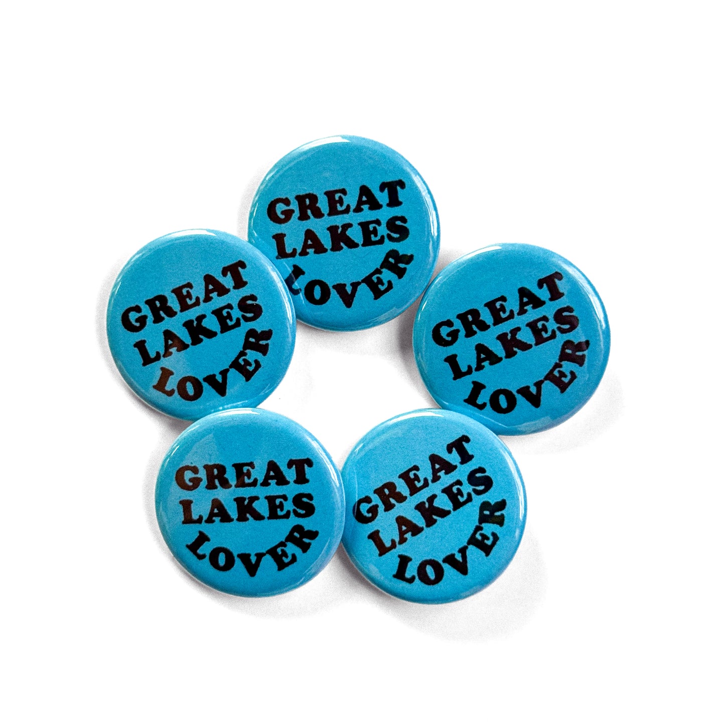 GREAT LAKES LOVER BUTTON