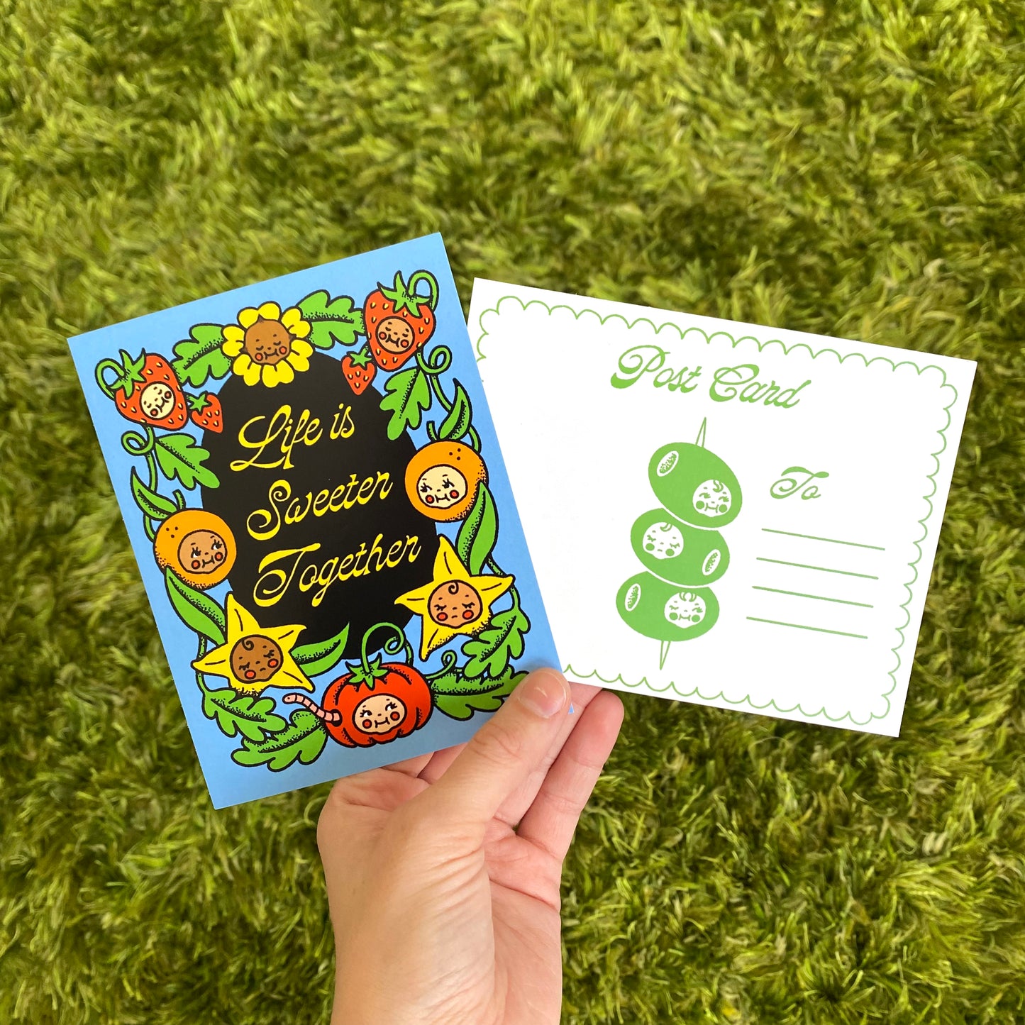 SWEETER TOGETHER POSTCARD PRINT