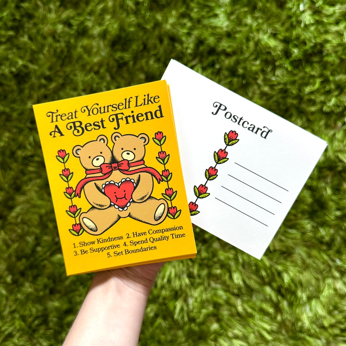 BEST FRIEND POSTCARD PRINT