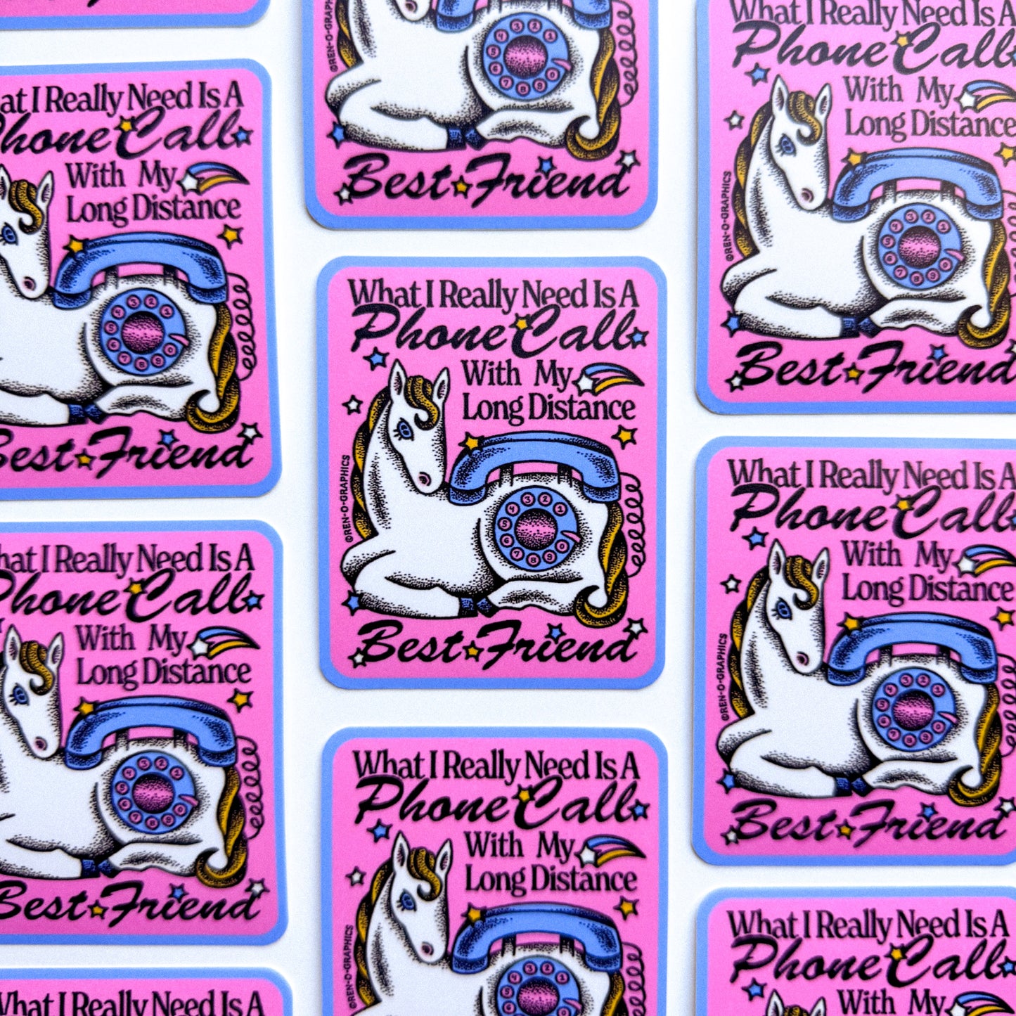 LONG DISTANCE FRIEND STICKER