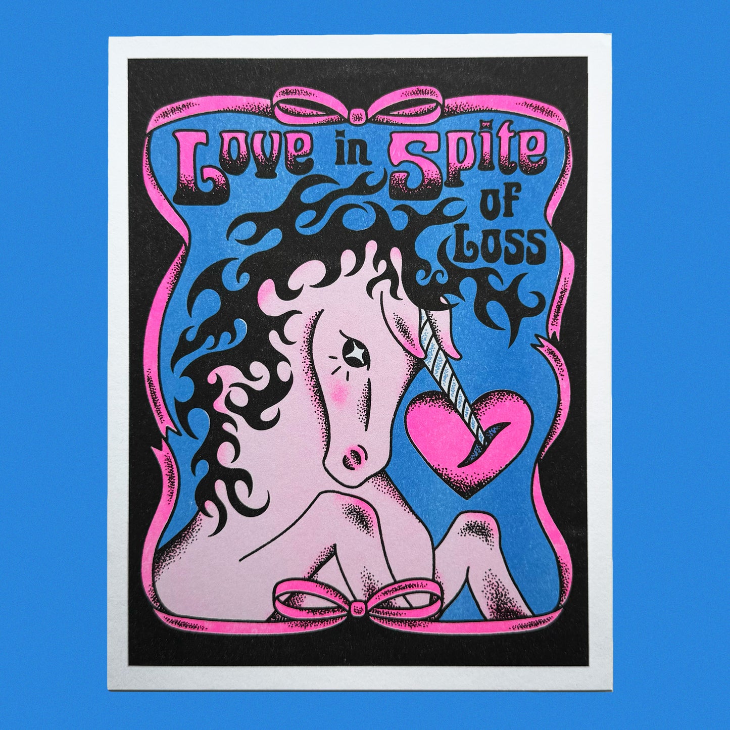 UNICORN LOVE AND LOSS PRINT