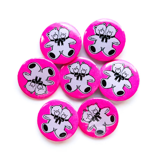 TWO HEAD TED BUTTON