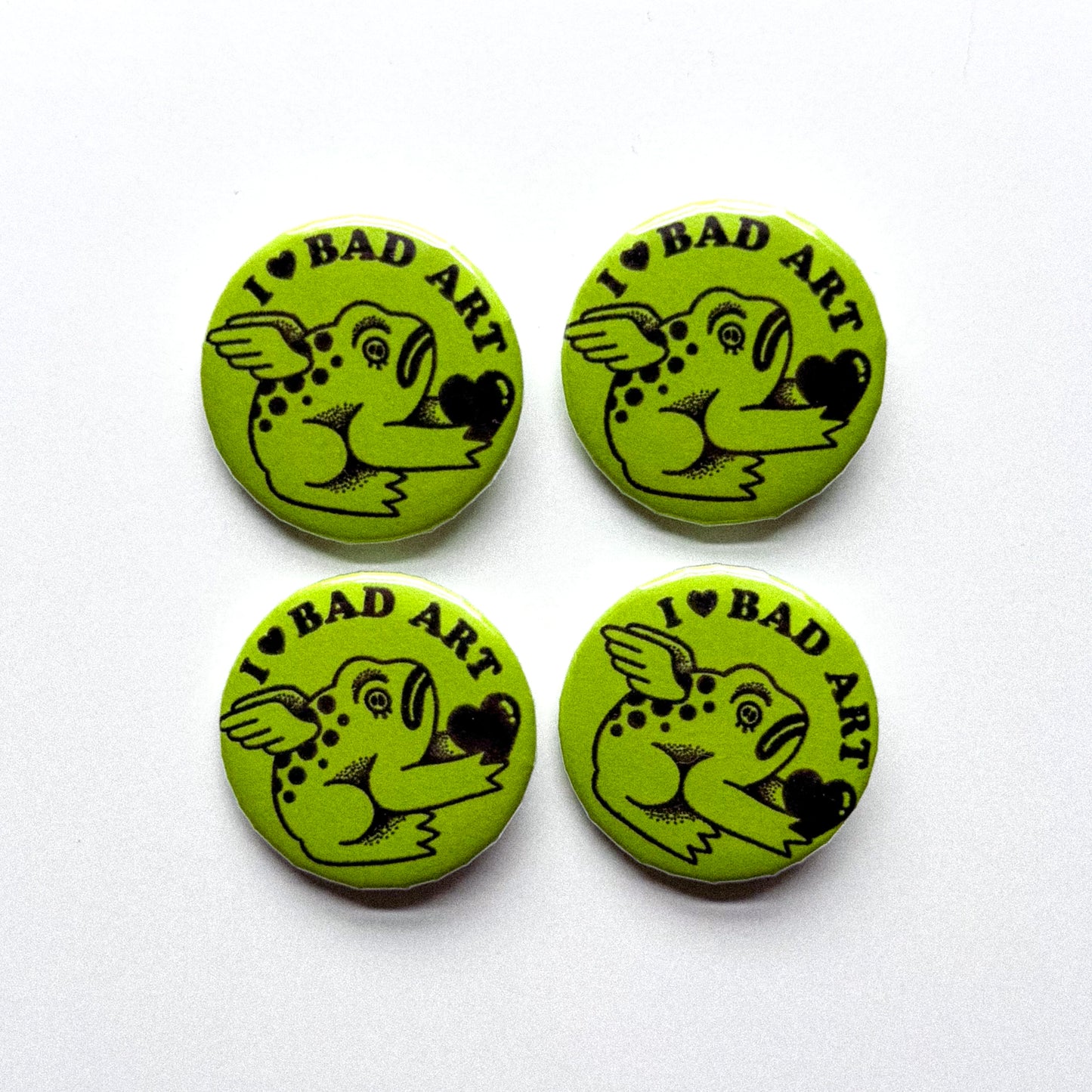 BAD ART PINBACK BUTTON