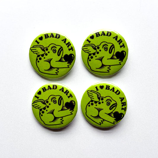 BAD ART PINBACK BUTTON