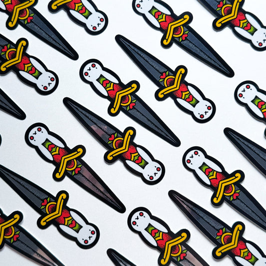 BUNNY DAGGER STICKER
