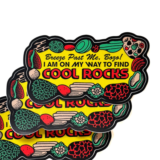 COOL ROCKS BUMPER STICKER