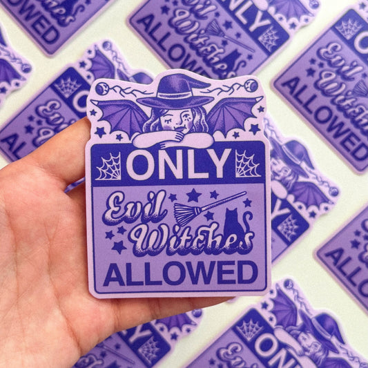 EVIL WITCHES STICKER