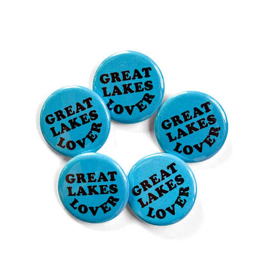 GREAT LAKES LOVER BUTTON