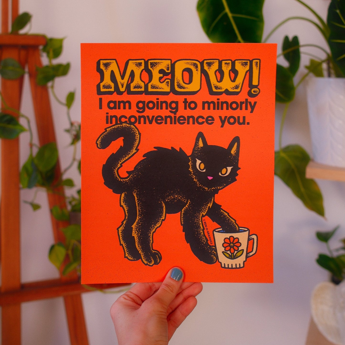 MEOW! INCONVENIENCE PRINT