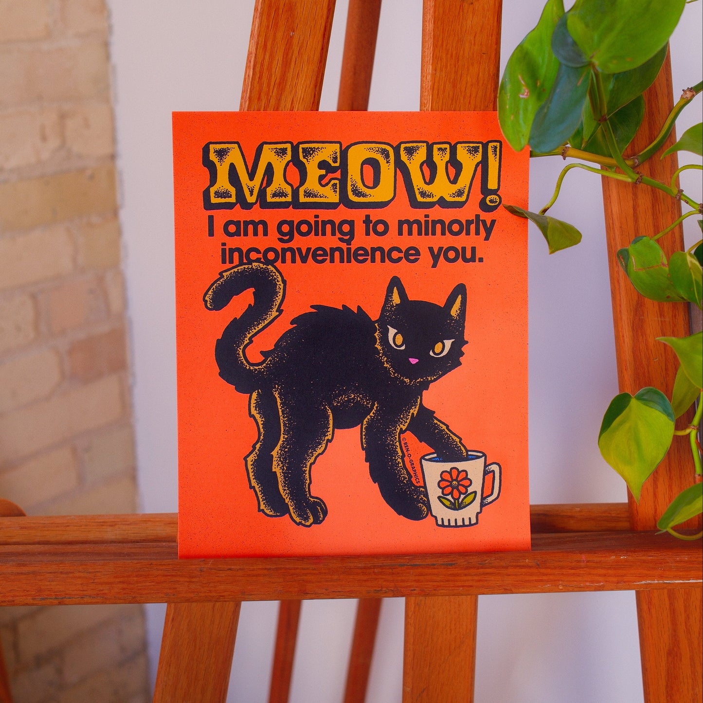 MEOW! INCONVENIENCE PRINT