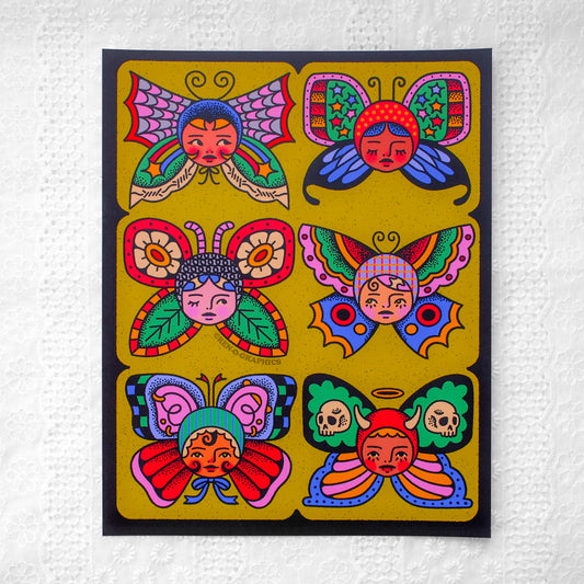BUTTERFLY LADIES PRINT