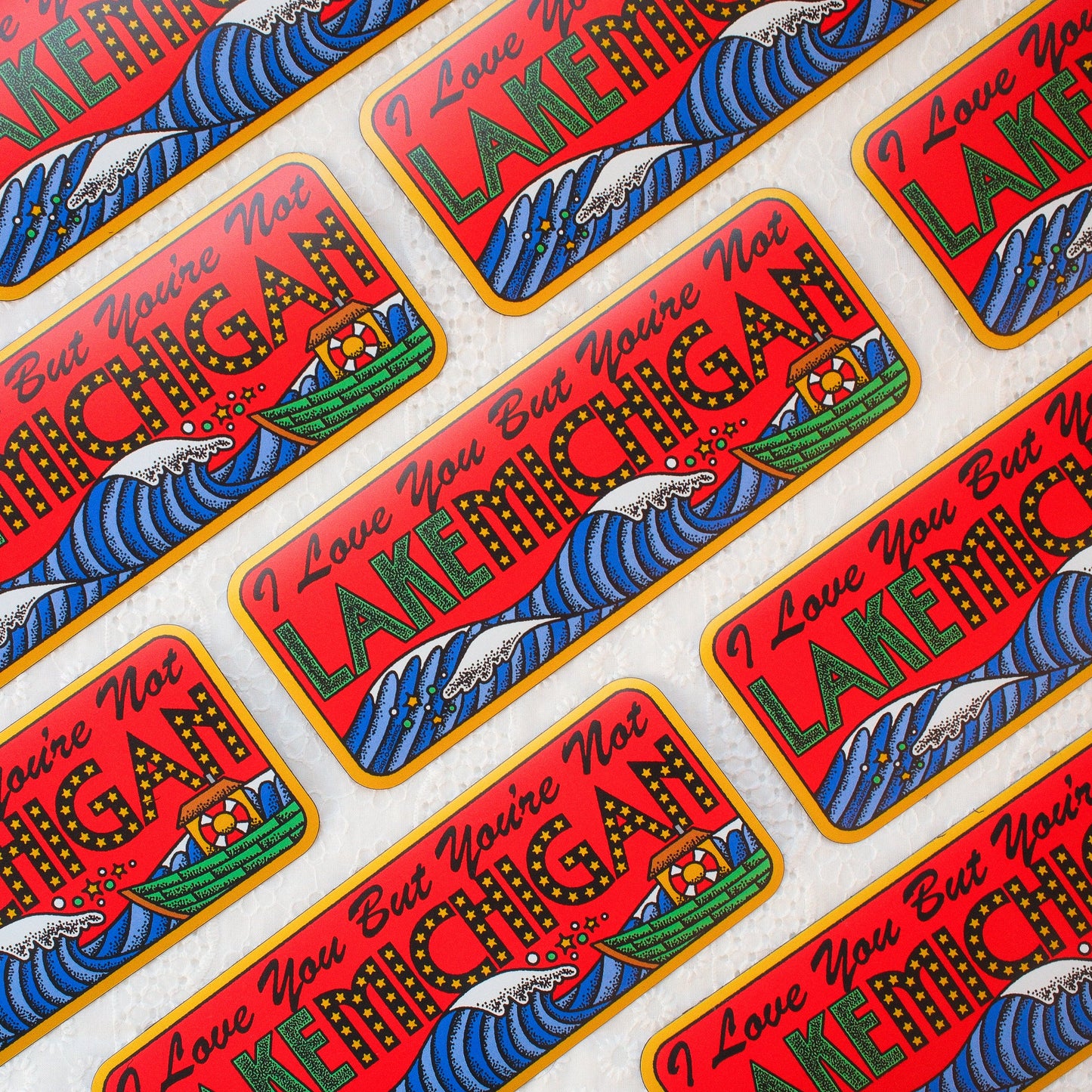 LAKE MICHIGAN BUMPER MAGNET