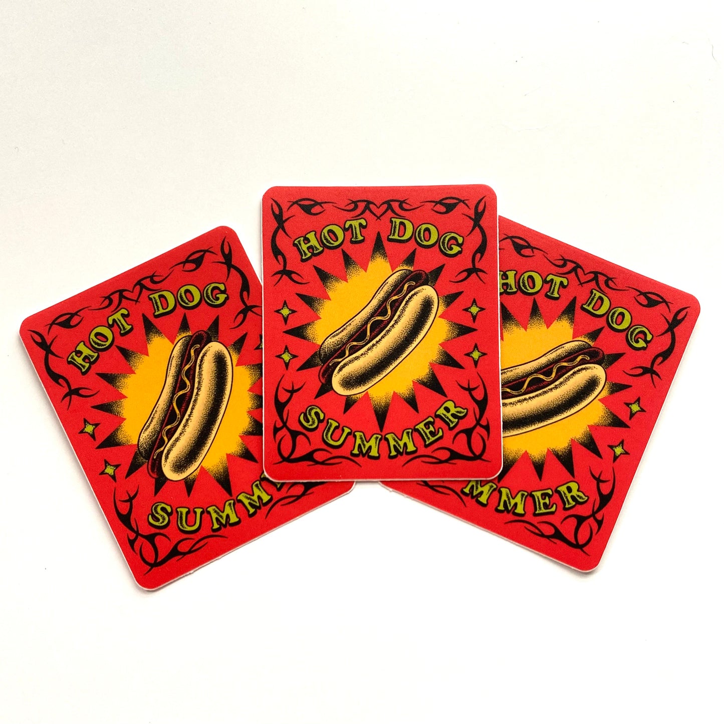 HOT DOG SUMMER STICKER