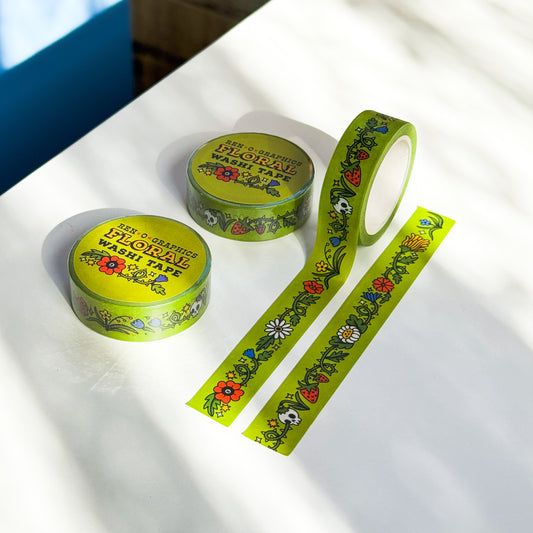 FLORAL WASHI TAPE
