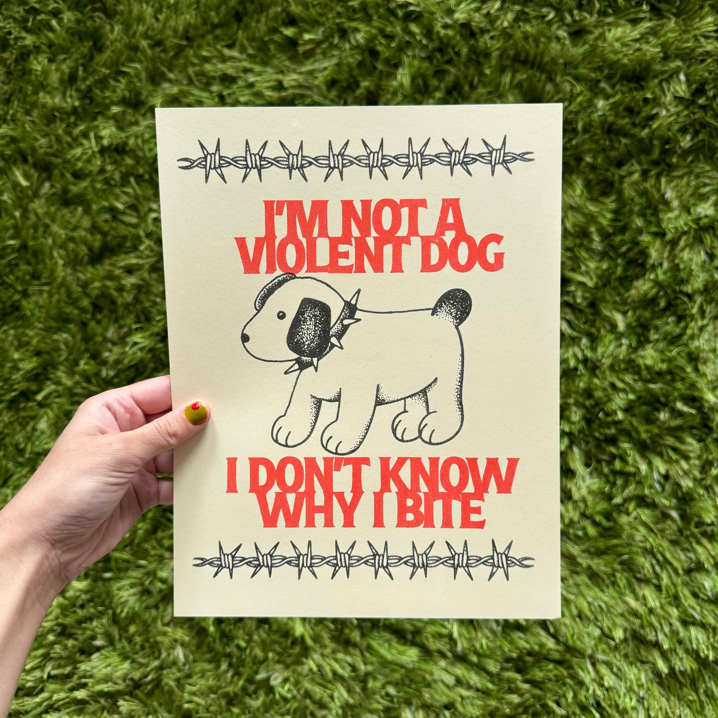 VIOLENT DOG PRINT