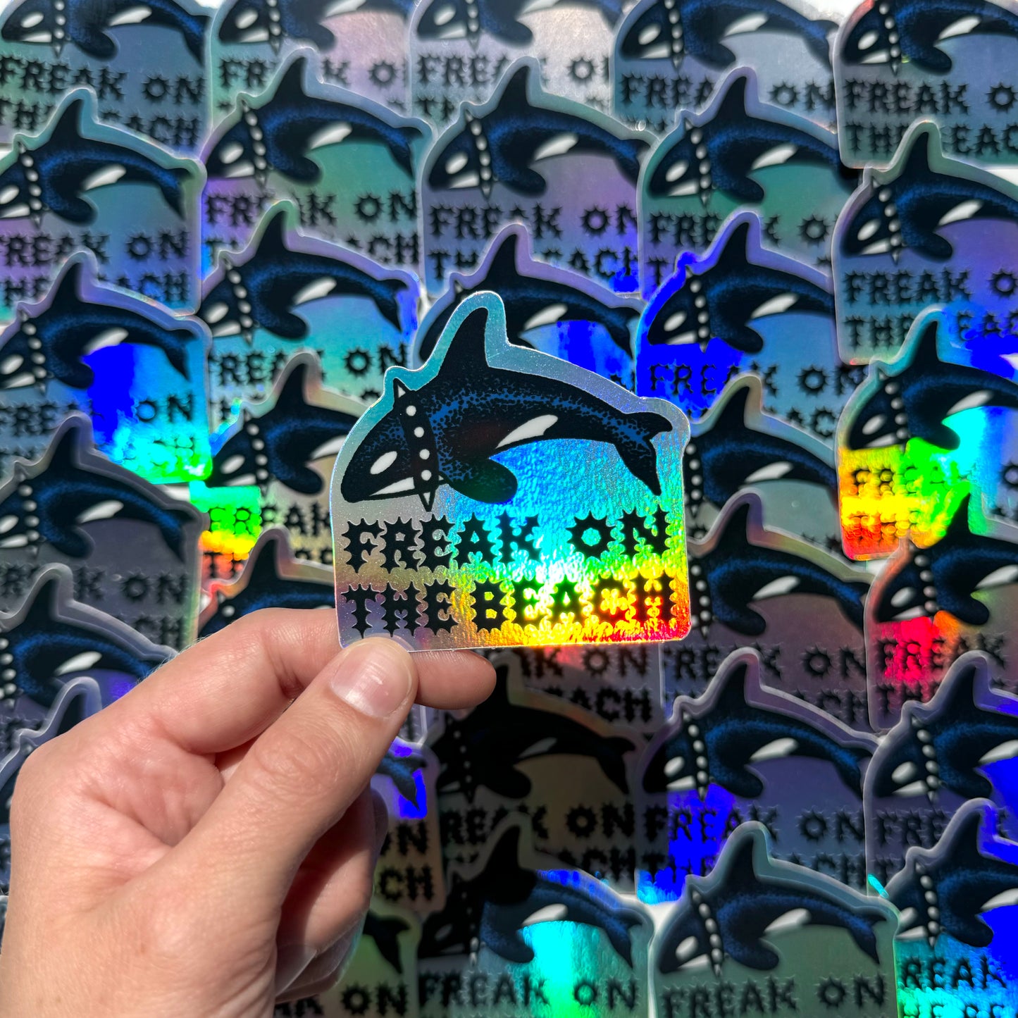 ORCA FREAK BEACH STICKER