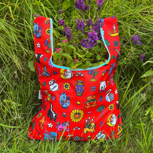 NOSTALGIC FRIENDS SHOPPING BAG