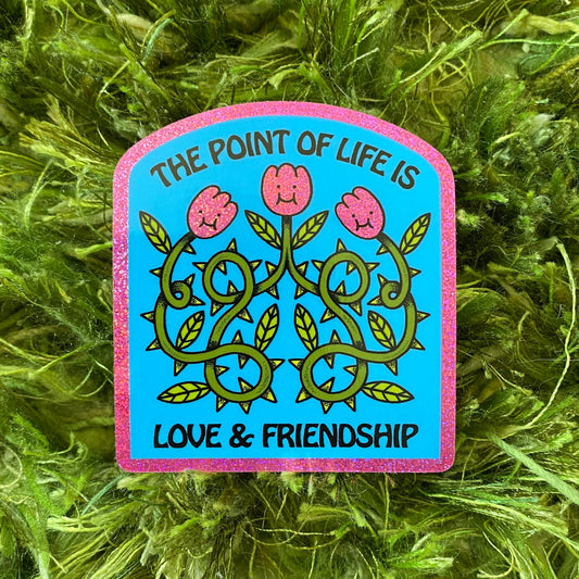 LOVE & FRIENDSHIP STICKER
