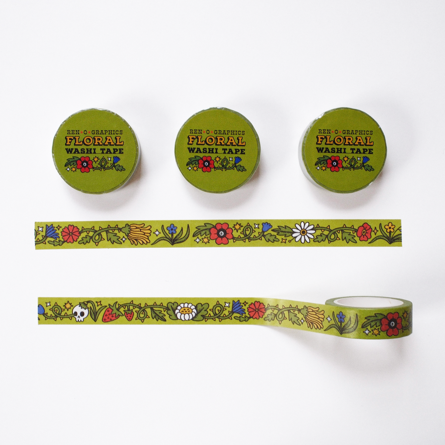 FLORAL WASHI TAPE