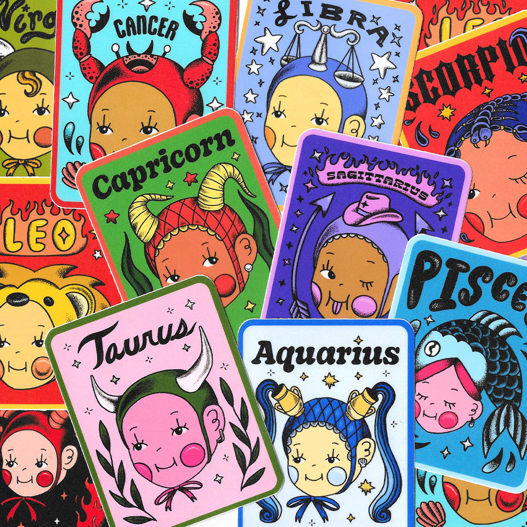 ZODIAC BABY STICKERS